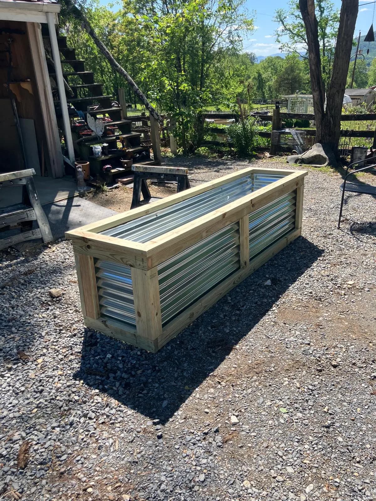 Raised garden bed project 01