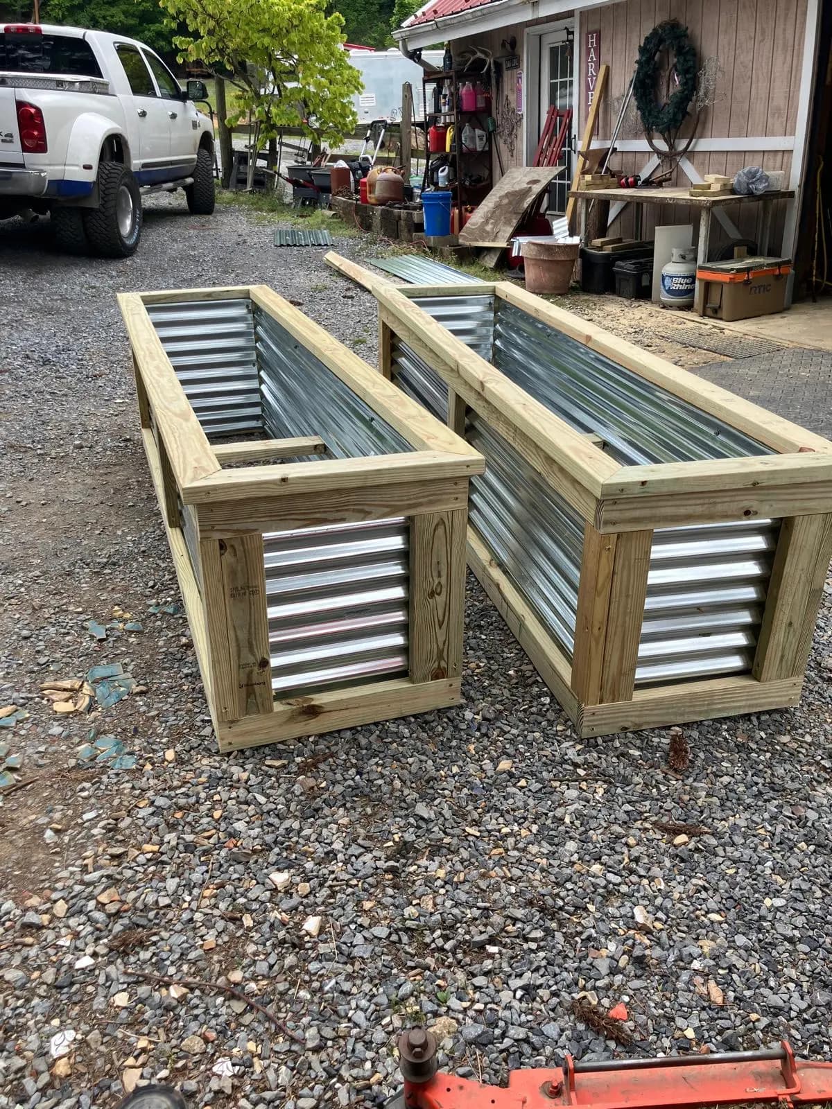Raised garden bed project 03