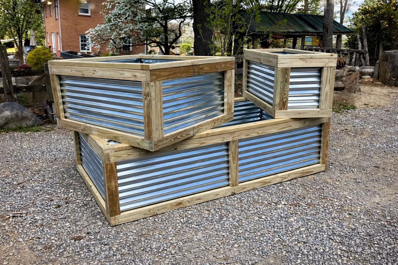 Raised garden bed project 1